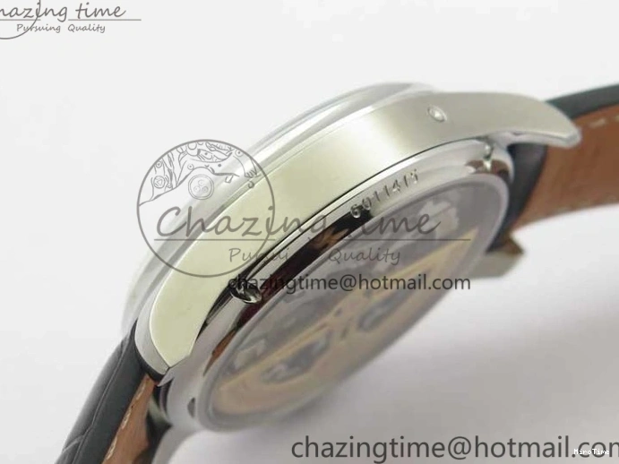 MIROTIME 0228 Portugieser Perpetual Calendar IW503401 V9F 1:1 Best Edition Blue Dial on Black Leather Strap A Contemporary 7114